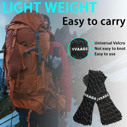 Reflective Paracord Rope 100Ft 550 Cord, 7 Strand Nylon Utility Lanyard Para Cord for hiking with quick-release strap