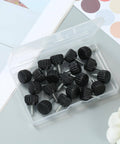 20 Pack M4 By 10mm Knurled Thumbscrews For VESA Mounts And Monitors, Carbon Steel Clamping Knobs in transparent box.