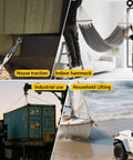 Heavy Duty Lifting Eyebolt M16 Forged Steel 4 Ton Working Load Limit uses in home traction, hammock installation, industrial lifting, towing sailboat