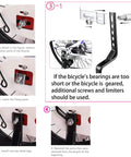 Quiet Training Wheels Kit For 12 To 20 Inch Kids Bikes schematic showing installation steps and components