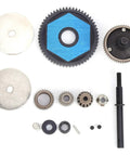 Spur Gear Set With Motor Gear For Axial SCX10 And SCX10 II 90046 90047 RC Car Transmission Gears Beefed Up Upgrade Kit High Strength Steel