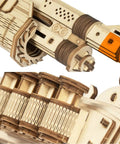 Dope 3D Wooden Gun Terminator M870 Model Kit Justice Guard DIY Puzzle Built For Adults And Hobbyists Gift Box Ready To Build With 170 Wooden Pieces And Easy Assembly, wooden replica close-up