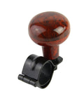Woodgrain Steering Wheel Spinner Knob Universal Fit For All Vehicles Quick Install Smooth Turns With Power Handle Accessory