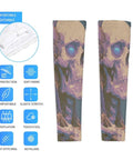 Superior Mesh Uv Protection Cooling Arm Sleeves With Breathable Stretchy Sun Sleeves For Outdoor Sports Driving And Cycling - Skull design
