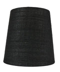 Off White Linen Clip On Chandelier Lamp Shades Set Of Five 4 Inch Top 5 Inch Bottom 5 Inch Height Hardback Shade close-up