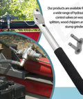 Hydraulic Direction Control Valve Handle With Bolts Replacement Part 0C000908 718-0481 900-3909-89 for stump grinders and wood chippers.