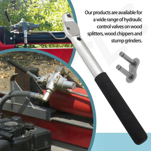 Hydraulic Direction Control Valve Handle With Bolts Replacement Part 0C000908 718-0481 900-3909-89 for stump grinders and wood chippers.