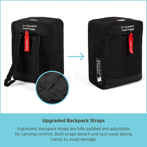 Elite Padded Travel Bag For Doona And Evenflo Shyft Dualride Infant Car Seats Gate Or Baggage Check Ready with backpack straps
