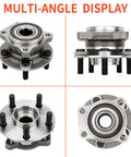 Multi-angle view of Beefed-Up Wheel Hub And Bearing Assembly Front Left Or Right With ABS For Subaru Impreza 2008-2014