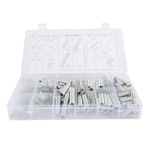 Dope 200-Piece SASKATE Extension Spring Kit With Storage Box Features Zinc Plated Metal Assorted Sizes perfect for repairs