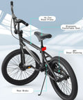 Freestyle BMX Bike 18 Inch And 20 Inch For Kids Boys And Girls Trick Bicycle For Ages 6 To 12 Hi Ten Steel Frame side view