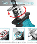 Beast Cordless Reciprocating Saw Brushless Power Tool With Variable 0 To 3000 RPM Quick Blade Change feature