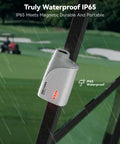 Pocket Size Golf Range Finder With 1200 Yards, Slope Switch, 7X Magnification, IP65 Waterproof on golf course in rain