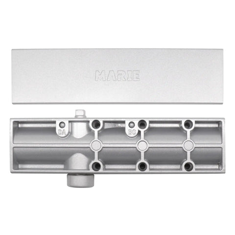 Commercial Door Closer 8626 Heavy Duty Adjustable Size 1-6 with Top Jamb Mount for Entrances and Storefronts, overhead view.