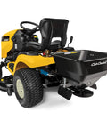 100 Pound Rear Spreader For Fast Attach On XT1 And XT2 Enduro Series Tractors Including GT50 GT54 SLX50 FAB ST54 FAB installed