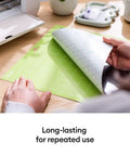 User handling Standard Grip Adhesive Cutting Mat 12x12 Inch Green 3 Pack For Vinyl Patterned Paper Iron On Cardstock