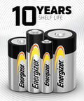 Heavy Duty Alkaline C Batteries 12 Pack Delivers Beast Mode Runtime For Flashlights Drones Smart Home Gear And Emergencies with 10 years shelf life.