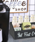 Sturdy Go To Coffee Station Organizer For Countertop And Bar Accessories Pod Holder Storage Bin Basket Farmhouse Kitchen Decor Ideal Gift