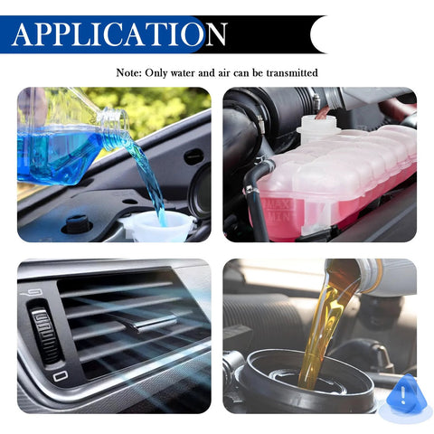 5ft silicone heater hose, 3/4 inch ID for automotive coolant; four-panel collage showing coolant, reservoir, vent, oil.