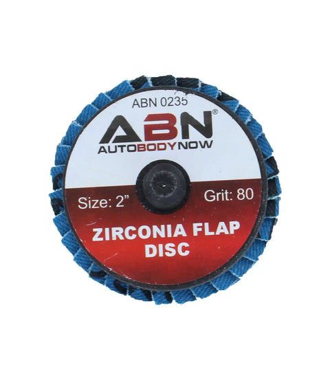 Two Inch T27 80 Grit High Density Zirconia Alumina Sanding Discs Set 10 Pack Round Sander Flat Flap Pads For Metalworking Beefy Cut