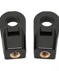 Throttle And Shift Control Box Cable End Connector ABS Copper Replacement 67275 95600 2 Pack, black coating
