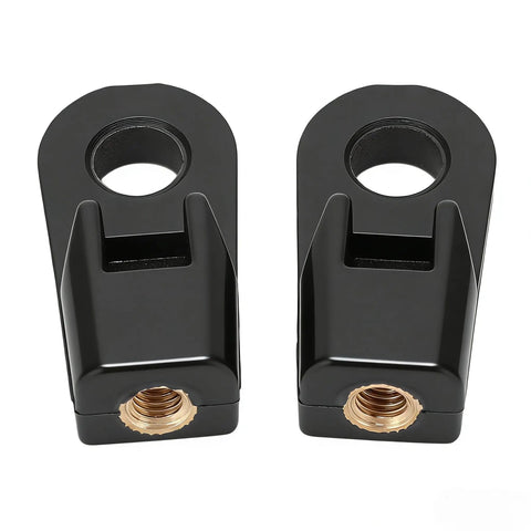 Throttle And Shift Control Box Cable End Connector ABS Copper Replacement 67275 95600 2 Pack, black coating