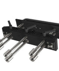 Three Station Edge Roller Bending Angle Tool for sheet metal, adjustable 1-163 mm, showing detailed steel components.