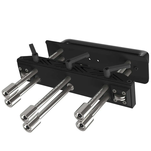 Three Station Edge Roller Bending Angle Tool for sheet metal, adjustable 1-163 mm, showing detailed steel components.