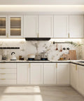 White kitchen cabinets with Twenty Five Pack Kitchen Cabinet Handles Three And Three Quarters Inch Matte Gold Pulls Brushed Brass
