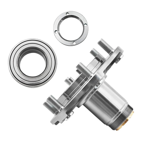 Front Wheel Bearing And Hub Assembly Kit For Toyota Tacoma 1995-2004 4WD Only With 2.4L 2.7L And 3.4L Engines Heavy Duty Replacement Replaces 43521-35010
