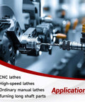 Applications for MT3 60 Degree Live Center For CNC Lathes And Manual Lathes High Speed Lathes Medium Duty Tailstock Center