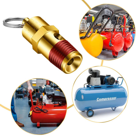 1/4 inch brass pressure relief valve set for air compressors