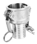 Heavy Duty 304 Stainless Steel Camlock Fitting For A Snappy Quick Hook Up 1.5 Inch Hose Coupling and Cam Lock Pipe Connector.