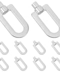 10 Piece Dent Pulling Ring Kit For Aluminum Body Repair, Auto Dent Removal Tool Set, Lightweight Weld On Pull Rings For Cars And Trucks, Pro Grade Aluminum Puller Kit For Smooth Effortless Dent Repair, silver aluminum rings