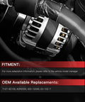 Close-up view of Swap Ready High Output 105 Amp 12V One Wire Self Exciting Alternator for GM Cars and Vans 10SI Style Replacement
