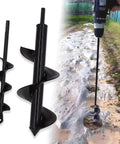 No Sweat Easy Garden Auger Drill Bit For Fast Hole Digging In Soil 4cm By 22cm Fits Standard Power Drills in action