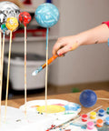 Hands On Solar System Project Kit For Kids Ages 3 To 5 With Foam Planets And Foam Balls Sun Stars Bamboo Sticks Flags Brushes