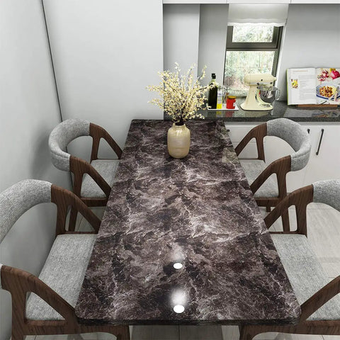 Marble Contact Paper Peel And Stick Vinyl For Table Desk And Kitchen Countertops Waterproof Self Adhesive Removable DIY Friendly 393x30 Inch Countertop Wallpaper That Looks Like Real Granite Easy Clean Durable Budget Friendly