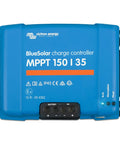 BlueSolar MPPT Solar Charge Controller For Panels And Batteries, 150V 35A, Supports 12 24 36 48V Systems, front view