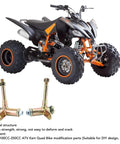One Pair Universal Front Steering Knuckle For ATVs Go Karts And Quad Bikes, Beefed Up Heavy Duty Metal Spindle Accessory Replacement