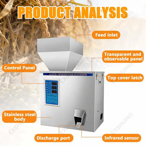 Game Changing Automatic Powder Filling Machine With Two Hundred Gram Capacity And Point Three Gram Accuracy packing coffee and spices.
