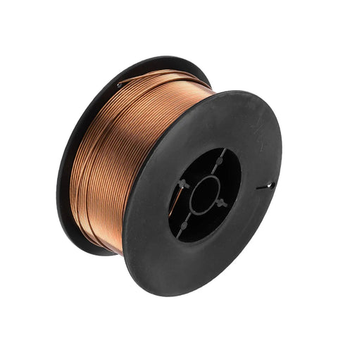 Game Changing Smooth Rolling ER70S6 Mig Welding Wire 0.045 Inch Diameter Two Pound Spool on black spool.