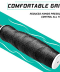 Close-up of black grip on Telescopic Golf Ball Retriever With Spring Release Head And Locking Clip Water Resistant Grabber Tool
