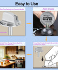 Long Stem Stove Knob Replacements For Gas Range Oven 5 Pack Replacement Parts Compatible With 5304504839 installation guide