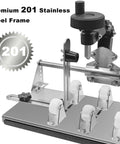 DIY Glass Bottle Cutter Kit For Round And Square Bottles With Upgraded Stainless Steel 201 Cutter, Adjustable Arm And Multi Joint