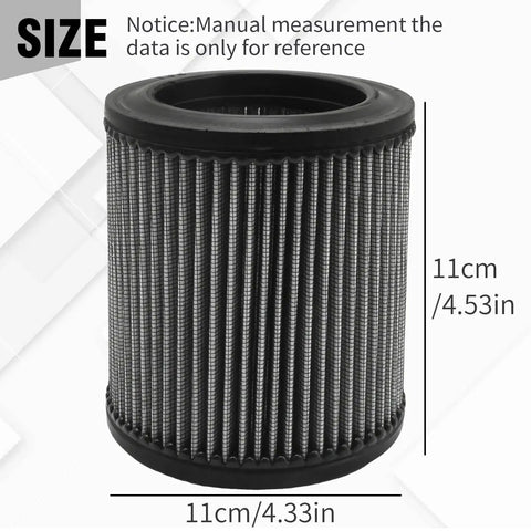 Air Filter Replacement For Ingersoll Rand Compressor 2545 7100 3000 10T2 15T4 H15T4 TS7 TS15 Two Pack Replaces 32165466 filter size 11cm