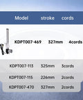 Power Recliner Linear Actuator KDPT007-469 Replacement Part, 327mm stroke, 4 cords, adjustable bed frame use