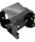 Heavy Duty ATV Winch Mount for Polaris Sportsman with 2000 to 3600 lb capacity, shown in black powder-coated steel.