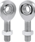 Five Eighth Inch Heim Joints Rod End Kit Four Pack With Right And Left Hand Threads Chromoly Zinc Coated Jam Nuts Included Panhard Suspension Linkage For Heavy Duty Beefed Up Off Road Trucks And SUVs, two rod ends