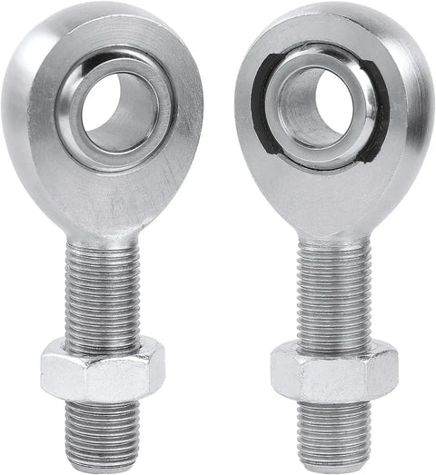 Five Eighth Inch Heim Joints Rod End Kit Four Pack With Right And Left Hand Threads Chromoly Zinc Coated Jam Nuts Included Panhard Suspension Linkage For Heavy Duty Beefed Up Off Road Trucks And SUVs, two rod ends